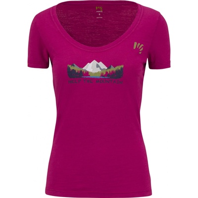 Karpos Ambretta W T-Shirt růžová