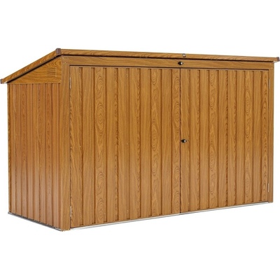 StoreBoss Skladování odpadkových košů 3 x 240 l Hamilton hnědý