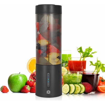 Blenders prenosný USB smoothie mixér - 450 ml PRO V2023 Čierna