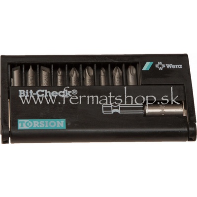 Sada bitov 1/4" 056159 s držiakom bitov Wera