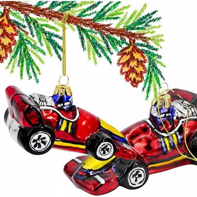 Mica Decorations Tvarované vianočné gule 13 cm 1 ks