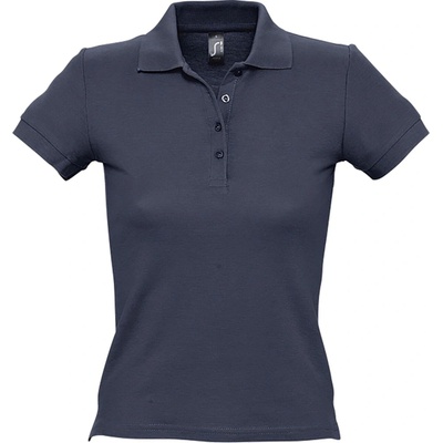 SOL's Collection Polokošile People krátký rukáv dámská COT-25131000301 Navy