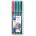 STAEDTLER К-т маркери Staedtler Lumocolor 318 OHP F, 4 цвята (21104-А)