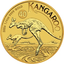 The Perth Mint zlatá mince Australian Kangaroo 1/4 oz