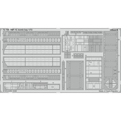 EDUARD HOBBY BOSS TBF-1C bomb bayrecommended for 1:72