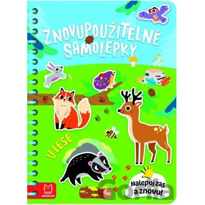 Znovupoužitelné samolepky V lese Agnieszka Bator