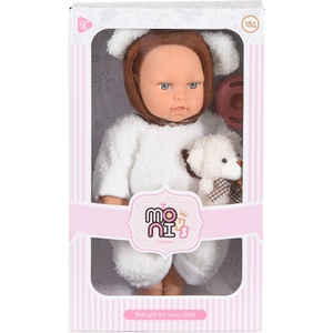 Moni Кукла Moni Toys - Lovely Baby, с костюм на меченце и аксесоари, 30 cm (111796)