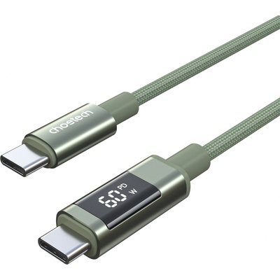 ChoeTech XCC-1068-GR PD60W USB-C to USB-C 1,2m zelený