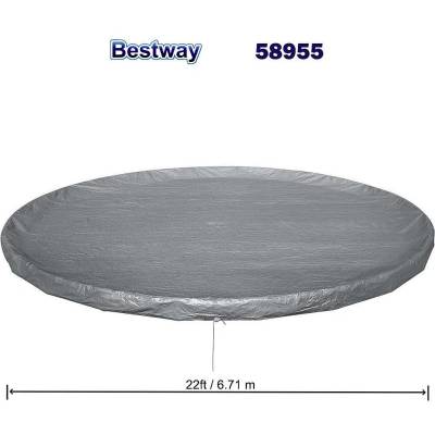 Bestway Покривало за басейн с диаметър до 671 см, Bestway 58955 (58955)