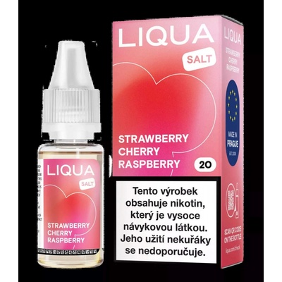 Liqua Salt Strawberry Cherry Raspberry 10 ml 10 mg
