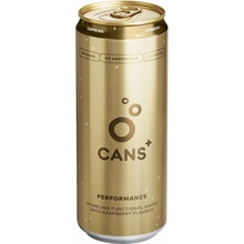 CANS+ Performance Perlivý funkční nápoj s malinovou příchutí 330 ml