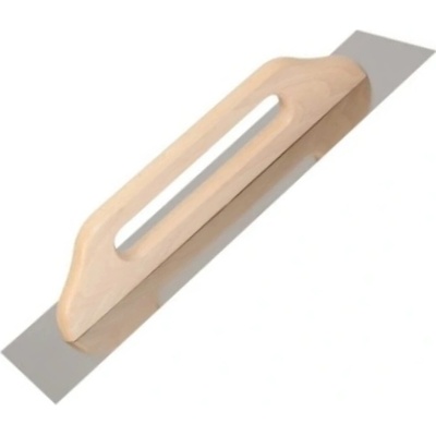 Hladidlo nerezové hladké 580x130mm s drevenou rúčkou