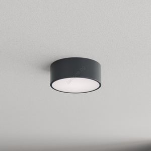Brilagi - Плафон за баня с сензор CLARE 1xE27/24W/230V Ø 20 см антрацит IP54 (BG5219)