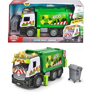 Dickie Toys - Камион за боклук, зелен