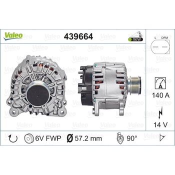 Alternátor VALEO 439664