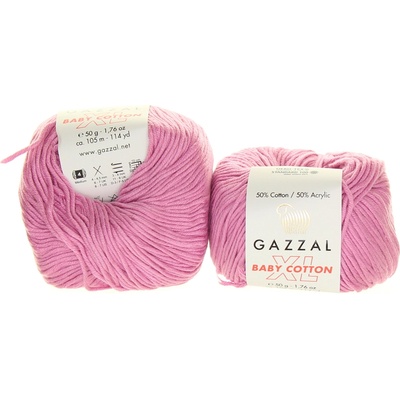 Gazzal Baby Cotton XL 3422 růžově fialová