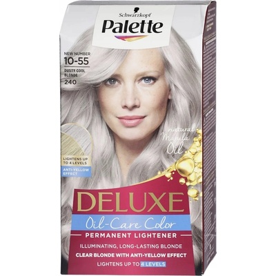 Schwarzkopf Palette Deluxe 10-55 Chladná popelavá blond