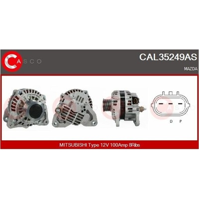 Generátor CASCO CAL35249AS