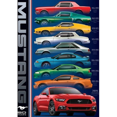Eurographics Ford Mustang 50th Anniversary 1000 dielov
