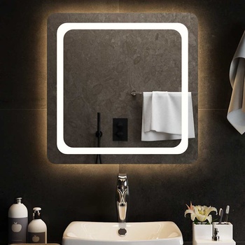 vidaXL LED огледало за баня, 60x60 см (151778)