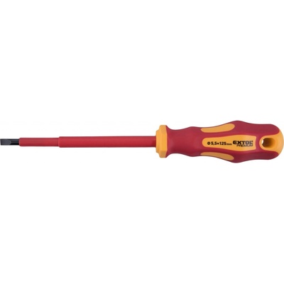 Šroubovák elektrikářský, (-)5,5x125mm, VDE, CrV EXTOL PREMIUM