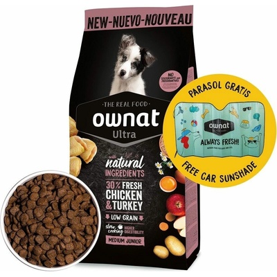 Ownat Dog Ultra Medium Junior 12 kg