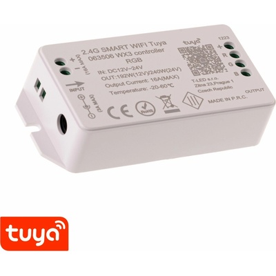 T-LED, SMART WIFI Tuya ovladač WX3 RGB