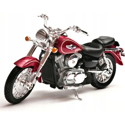 Welly Kawasaki 2002 Vulcan 1500 Mean Streak red 1:18
