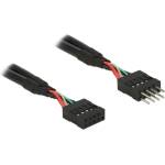 Delock Удължител за USB 2.0 с 10-пинов конектор от Delock, мъжки/женски, 50 см