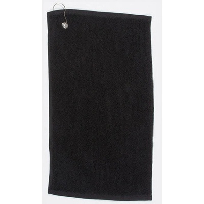 Towel City Golfový uterák 30 x 50 cm TC013 Black