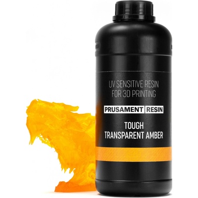 Prusament Resin Tough Transparent Amber 1kg