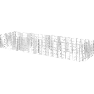 vidaXL Gabionové zvýšené lôžko Steel 360 × 90 × 50 cm