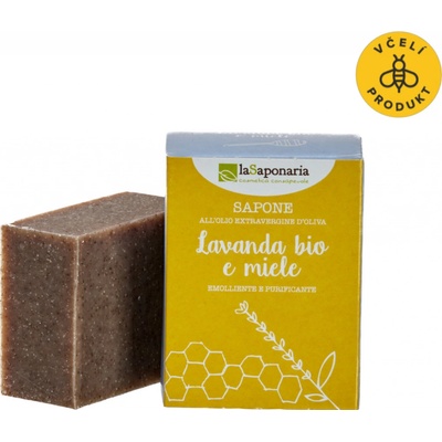 laSaponaria tuhé olivové mýdlo bio med a levandule 100 g – Zbozi.Blesk.cz