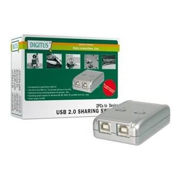Digitus USB 2.0 Sharing Switch, 2 PC - 1 Device