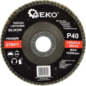 GEKO Шлайфащ ламелен диск Pro SILIKON 125 мм P40 01944 (G78411)