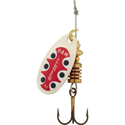 DAM Rotačka Effzett Standard Spinner Silver Black Dot veľ.4 10g