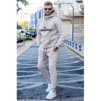 Madmext Мъжки спортен комплект 5643 - Бежов #321147 (321147_Бежов)