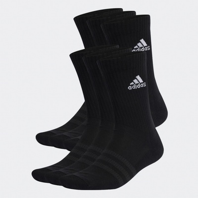 adidas Súprava 6 párov vysokých ponožiek Cushioned IC1316 čierna