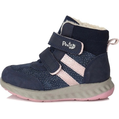 Ponte dívčí zimní kožená obuv 243