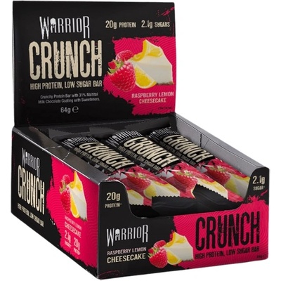 Warrior Crunch Bar | Low Sugar [12 x 64 грама] Малина Лимон