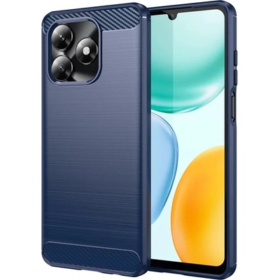 Gigapack Honor X5c Plus GIGAPACK Силиконов протектор за телефон, удароустойчив, карбонов модел, СИНЬО GP-178949 (GP-178949)