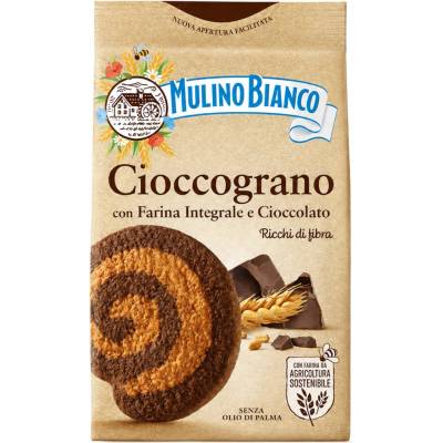 Mulino Bianco Cioccograno celozrné sušienky s kakaom 330g