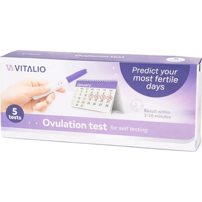 Vitalio Ovulační test LH rychlé určení plodných dnů 5 ks