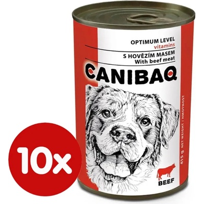 Canibaq Classic hovězí 10 x 415 g