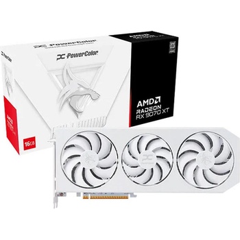 Image 1 of PowerColor PowerColor Radeon RX 9070 XT Hellhound Spectral White OC 16GB GDDR6 256bit (RX9070XT 16G-L/OC/WHITE)