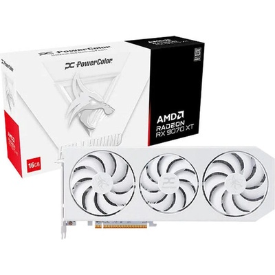 PowerColor PowerColor Radeon RX 9070 XT Hellhound Spectral White OC 16GB GDDR6 256bit (RX9070XT 16G-L/OC/WHITE)
