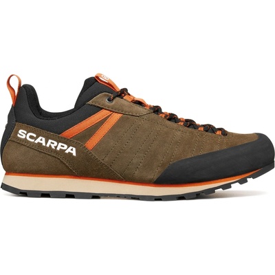 Scarpa Мъжки апроуч обувки Scarpa Crux 2 Approach shoes - Caribou / Rust Orange - размер 45, 5 (EU) (042-0505-0122)