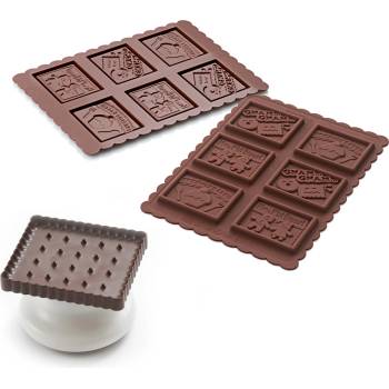 Silikomart Форма за сладки Ckc02 Gnam Gnam Slim силиконова (22.164.77.0165)