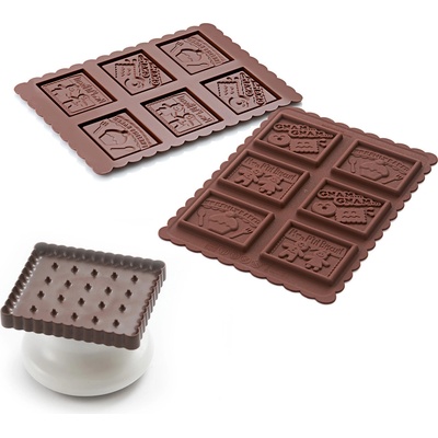 Silikomart Форма за сладки Ckc02 Gnam Gnam Slim силиконова (22.164.77.0165)