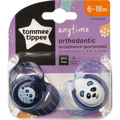 Tommee Tippee CTN silikón Any Time 2ks 6-18m